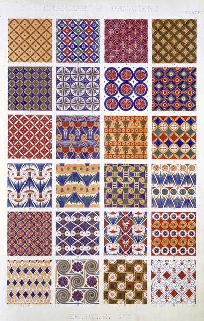 Egiziano n. 5, Tavola X, da 